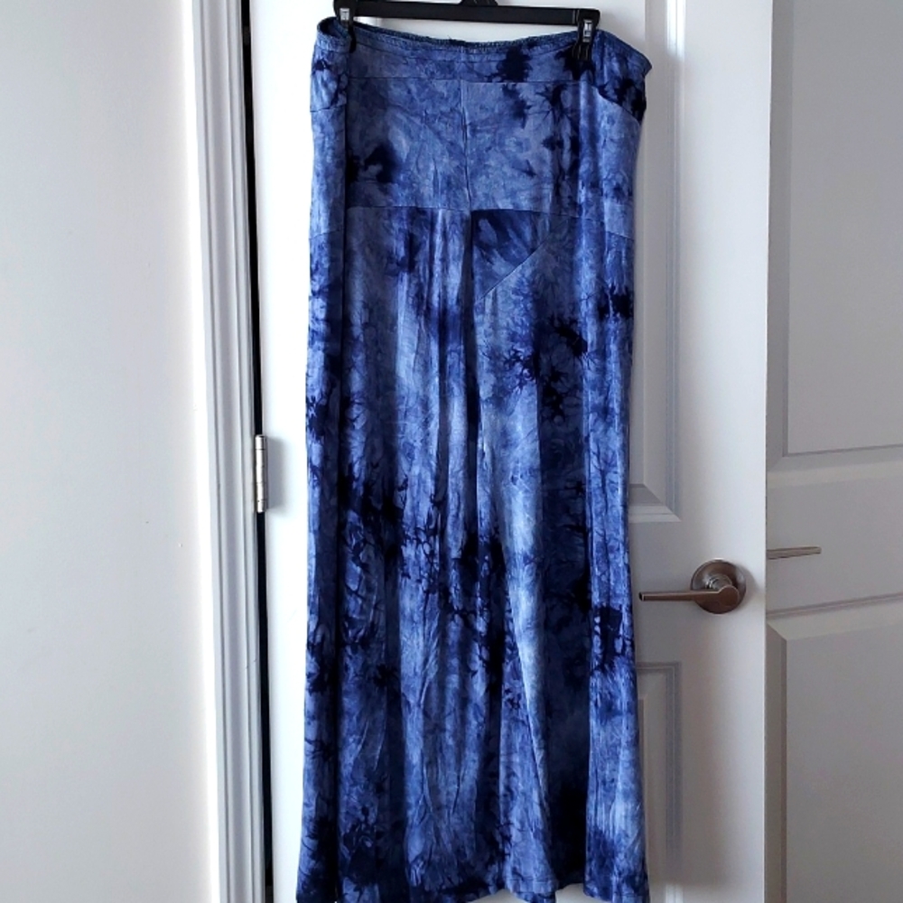 Blue long skirt xl